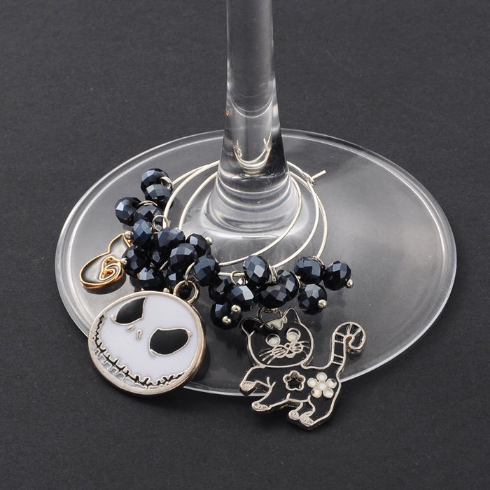 Halloween Wine Glass Charms - 5pk