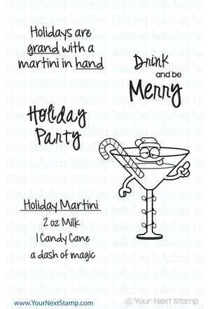 Your Next Stamp - Holiday Martini