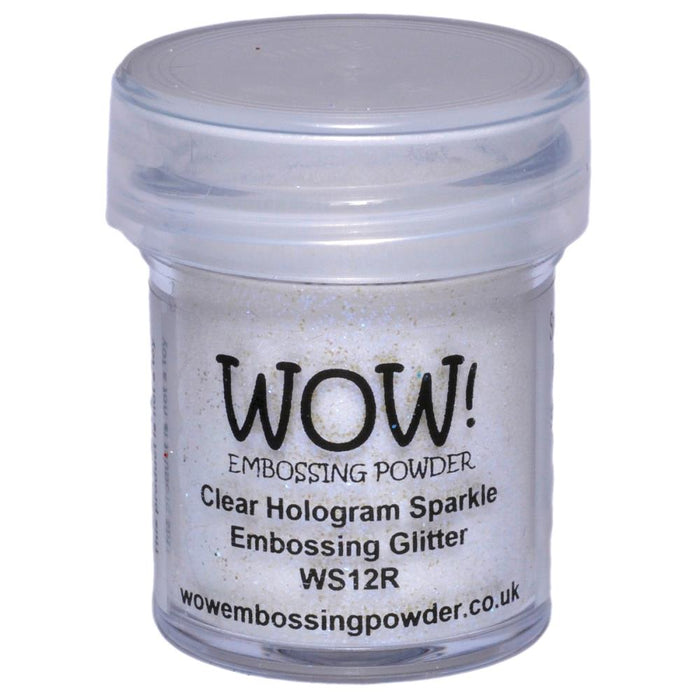 Wow! Embossing Powder - Clear Hologram Sparkle