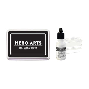 Hero Arts Intense Black Pad/Reinker Set