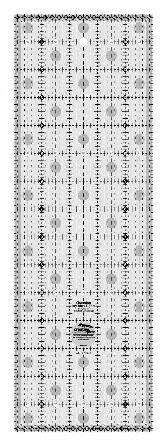 Creative Grids Charming Itty-Bitty Eights Ruler