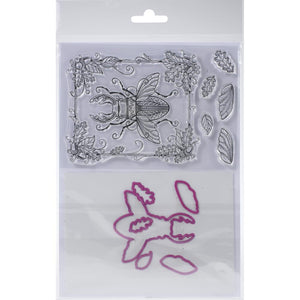 Pink Ink Designs Stamp And Die Set - Jitterbug