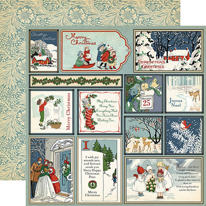 Christmas Wonderland Double-Sided - Journaling Cards