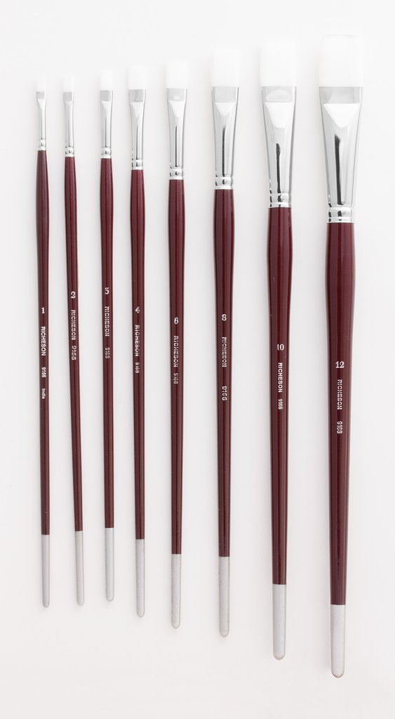 White Synthetic Brushes - Bright