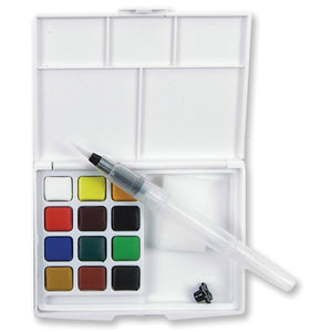 Koi Watercolour Pocket Field Sketch Box - 12 Colour