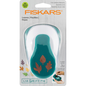 Fiskars Lever Punch Large - Mini Leaf
