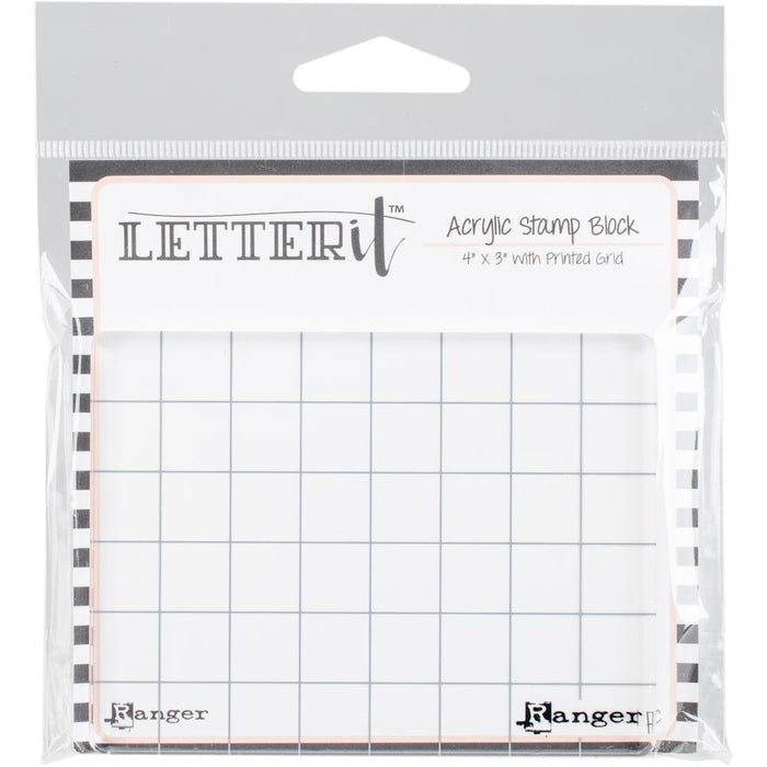 Ranger Letter It Acrylic Stamping Block