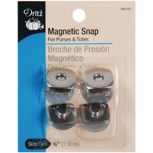 Magnetic Square Snap - 3/4"