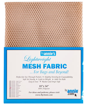 ByAnnie's Lightweight Mesh Fabric 18"X54" - Natural