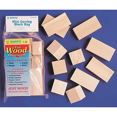 Mini Carving Basswood Blocks Set