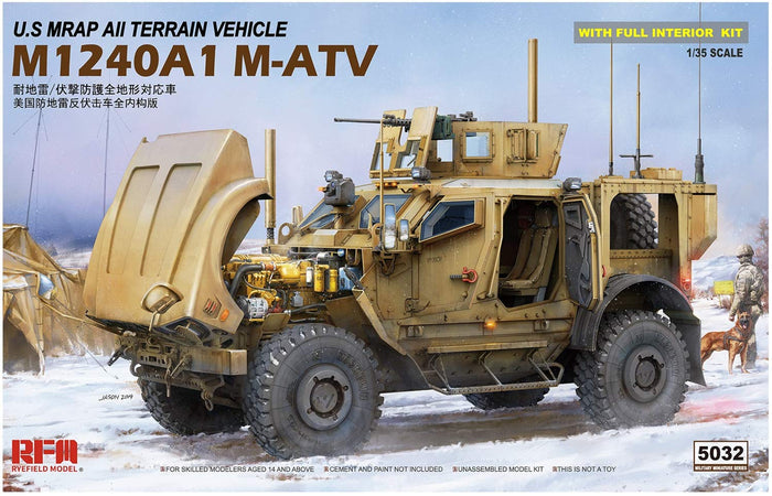 U.S MRAP All Terrain Vehicle M1240A1 M-ATV 1:35