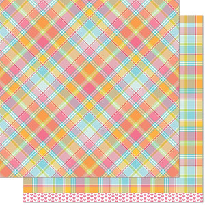 Lawn Fawn Perfectly Plaid Double-Sided - Nadia Remix