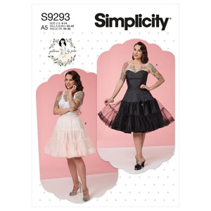 Simplicity Misses Full Slip & Petticoat - Sizes 14-22