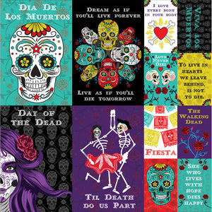 Dio De Los Muertos Poster Stickers