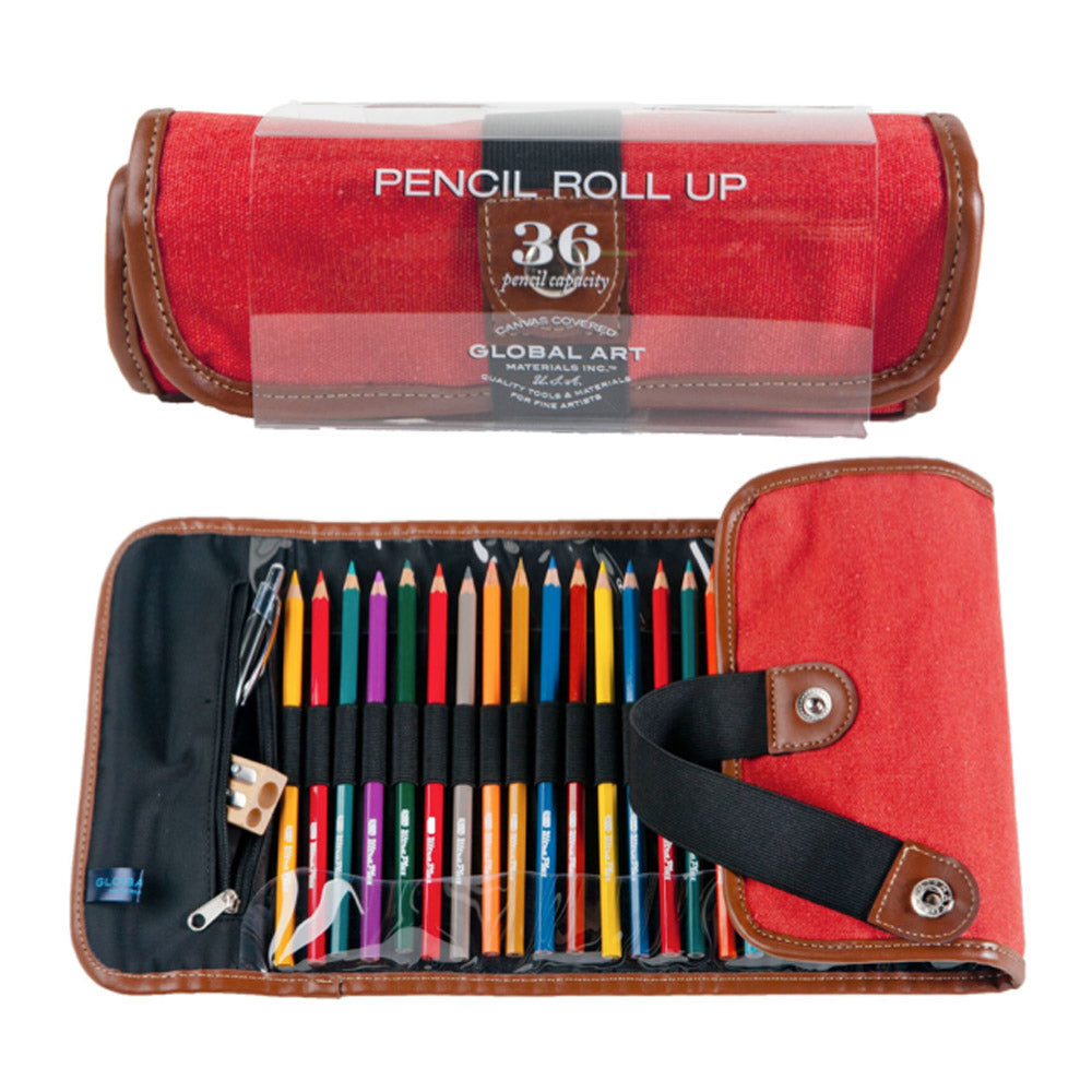 Canvas Pencil Roll-Up