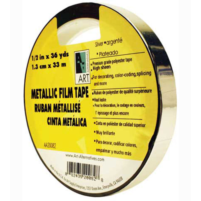 Silver Metallic Film Tape
