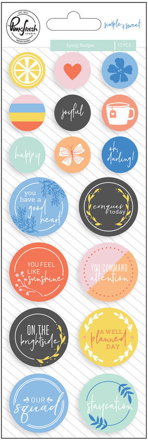 Simple & Sweet Epoxy Stickers