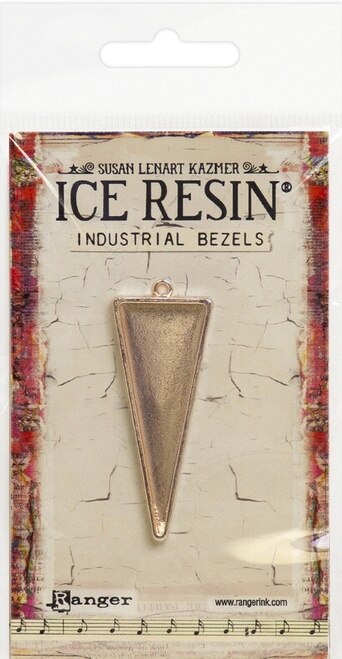 Ice Resin Industrial Bezel - Medium Triangle - Rose Gold
