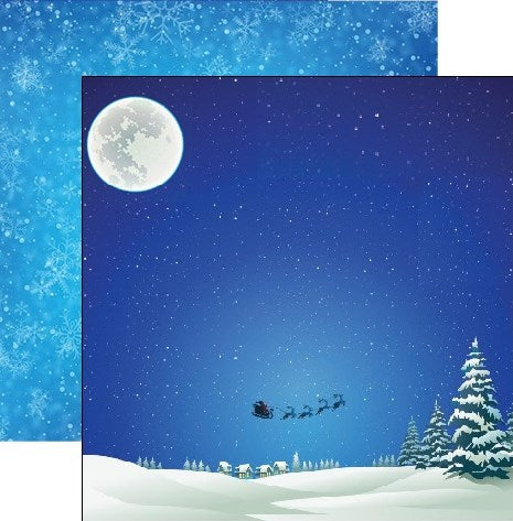 Christmas Town Double-Sided - Snowy Night