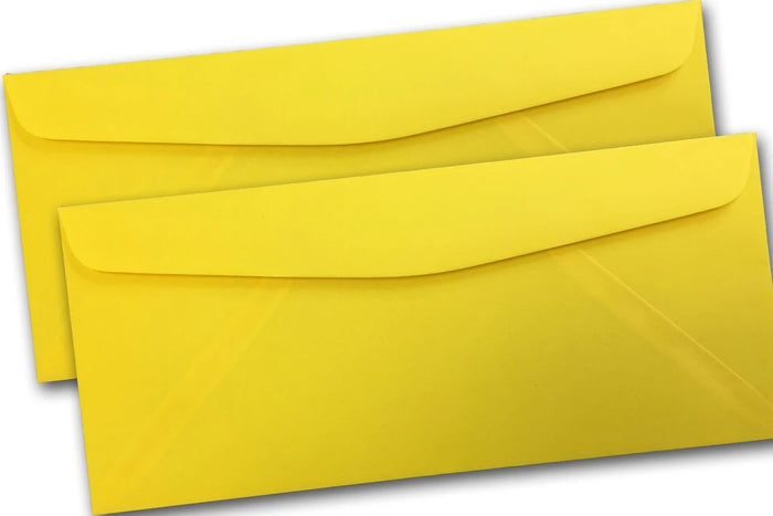Astrobrights Slimline Envelope - Solar Yellow