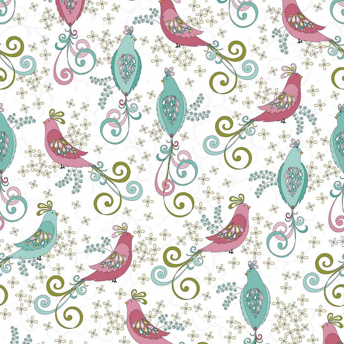 Soul Blossom  - White/Pink/Turquoise Chick