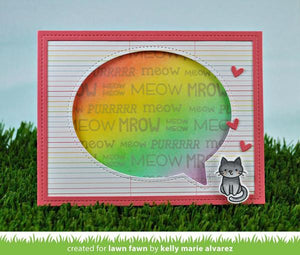 Lawn Fawn - Outside In Stitched Speech Bubbles