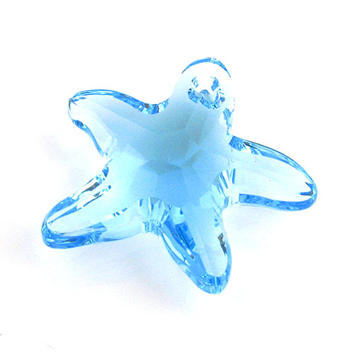 Austrian Crystal Starfish - 16mm - Aqua