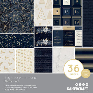 Kaisercraft Paper Pad - Starry Night