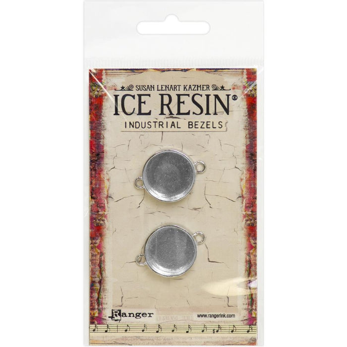 Ice Resin Industrial Bezels - Small Circle - Sterling