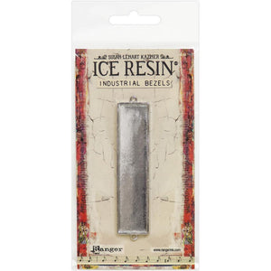 Ice Resin Industrial Bezel - Large Rectangle - Sterling