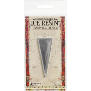 Ice Resin Industrial Bezel - Large Triangle - Sterling