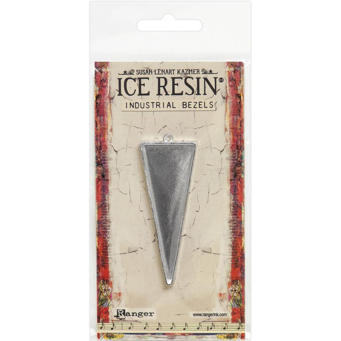 Ice Resin Industrial Bezel - Large Triangle - Sterling