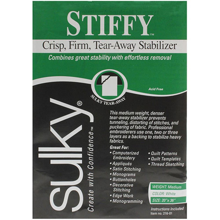 Sulky Stiffy Tear-Away Stabilizer