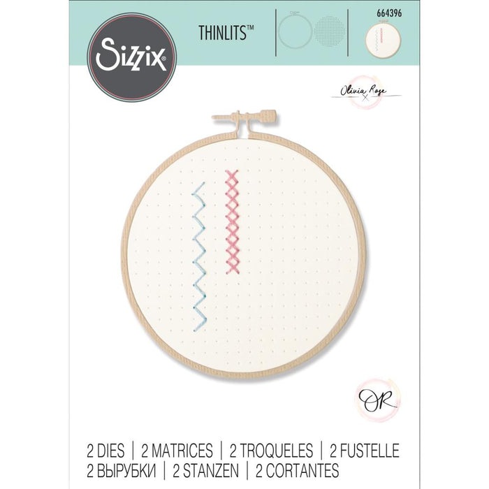 Sizzix Thinlits Dies By Olivia Rose - Embroidery