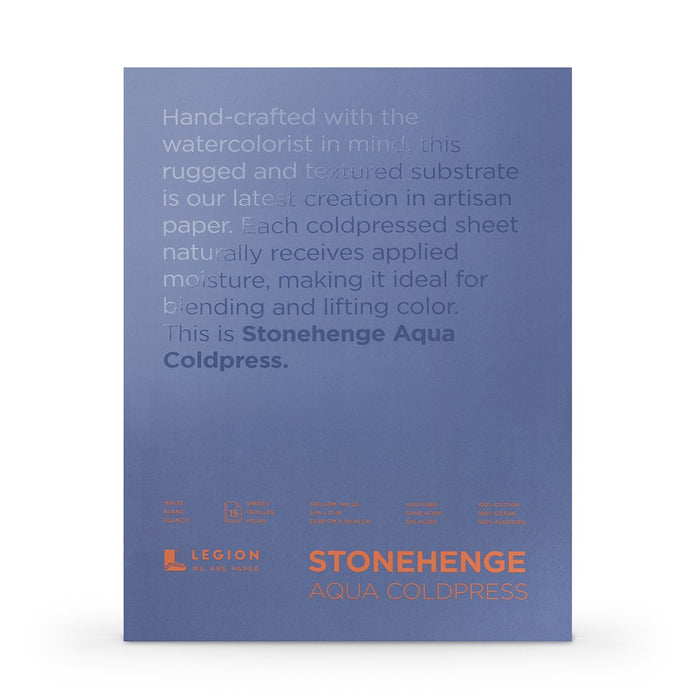 Stonehenge Aqua Watercolor Block - Cold-Press