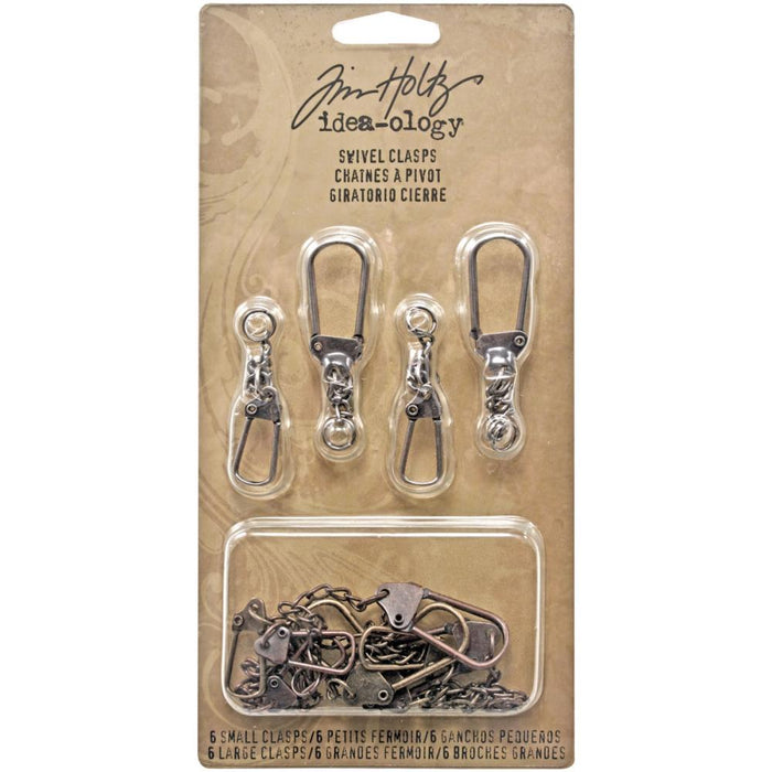 Idea-Ology Metal Swivel Clasps with Chains
