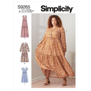 Simplicity Misses & Womens Tiered Dresses