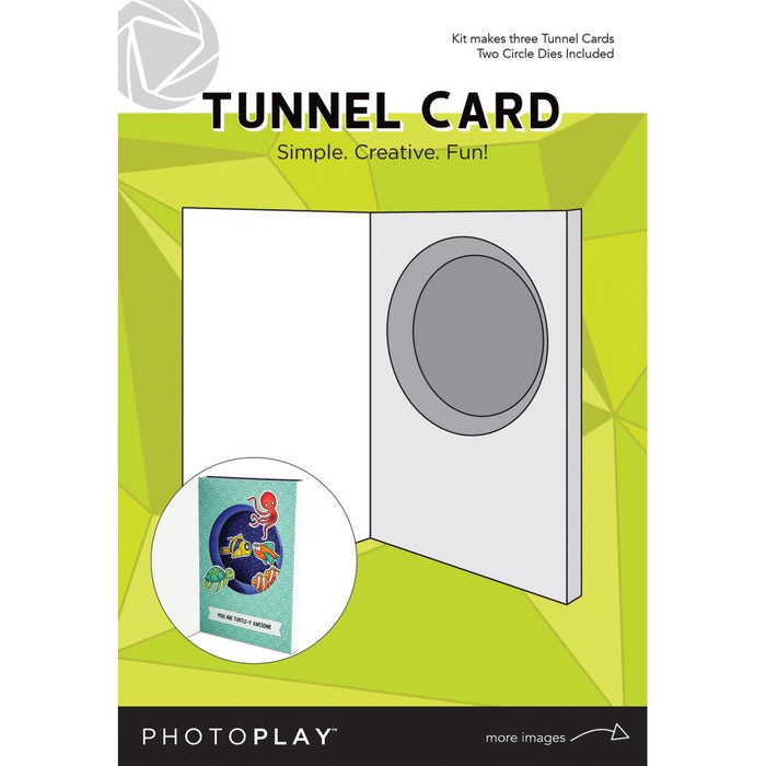 Photoplay Circle Tunnel Card with Dies