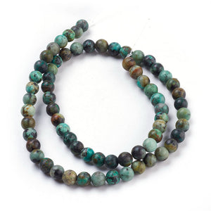 Natural African Turquoise - 6mm