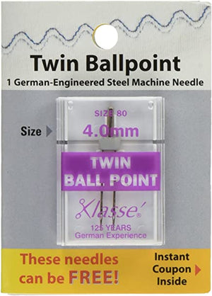 Klasse Twin Ballpoint- 80/4.0mm