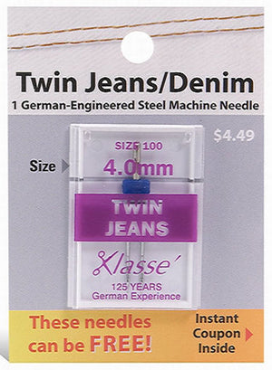 Klasse Twin Denim/Jeans - 100/4.0mm