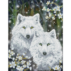 Collection D'Art Diamond Embroidery Gem Kit - Winter Wolves