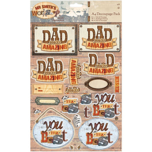 Mr. Smith's Workshop A4 Decoupage Pack