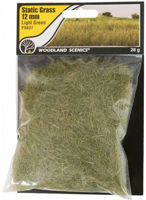 Woodland Scenics Static Grass - 12mm - Light Green